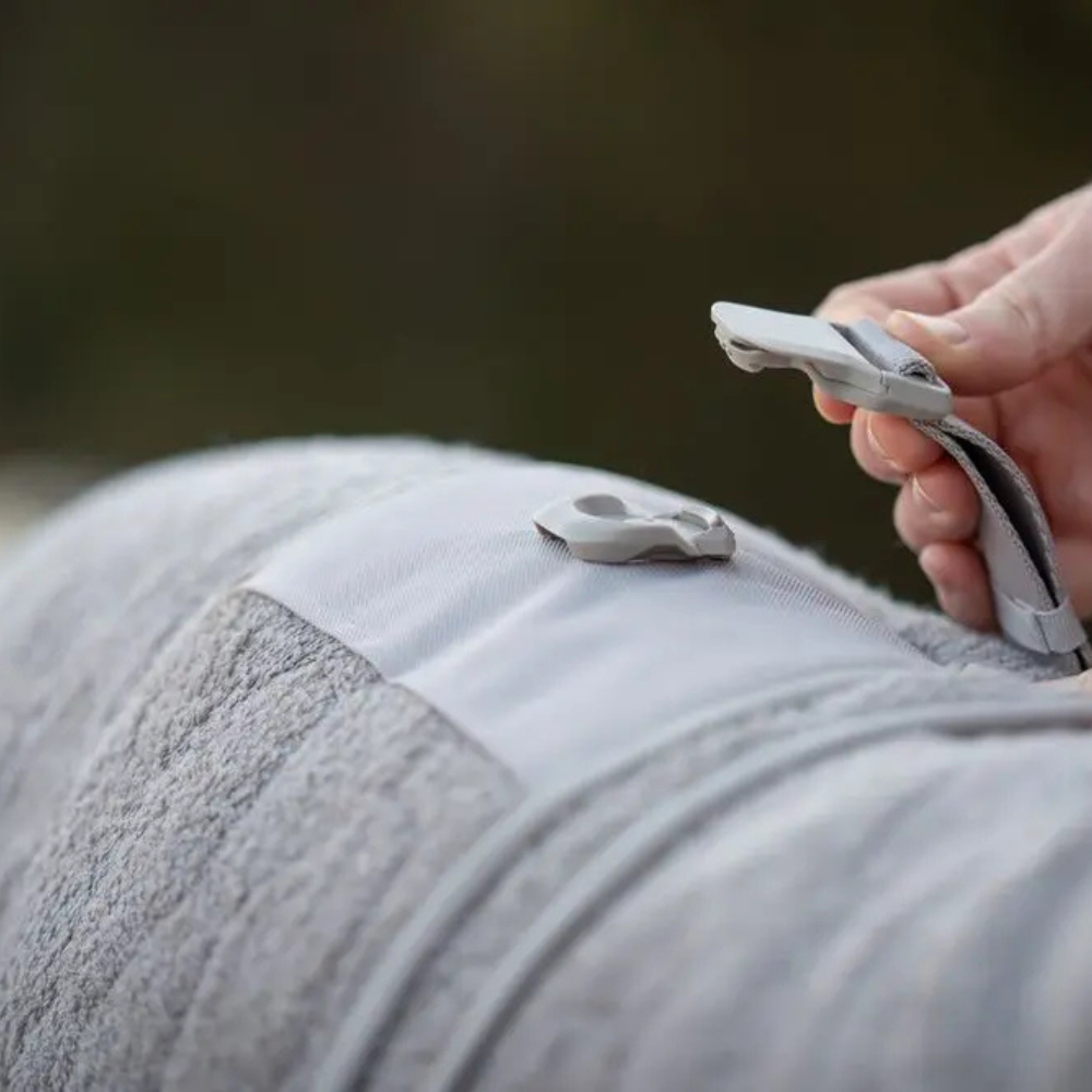 Magnetische Schnalle Hundebademantel DRYING COAT Sand - non-stop dogwear