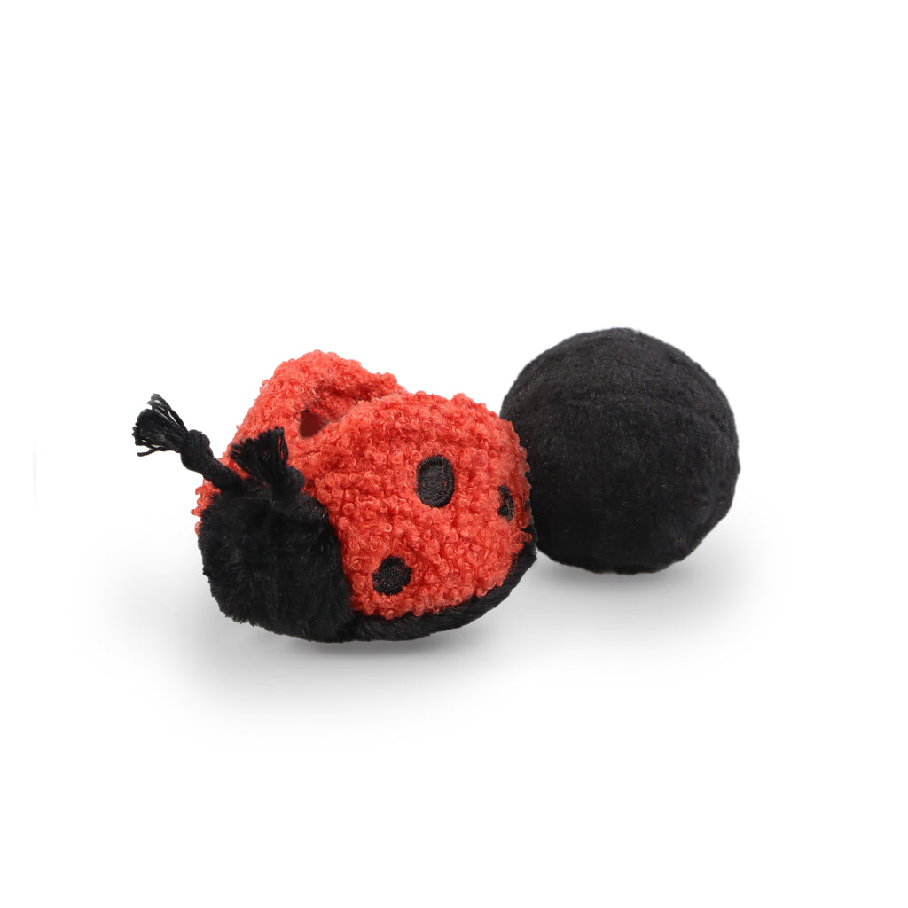 Hundespielzeug Marienkäfer LADYBUG POP für Mini-Hunde - Lambwolf Collective