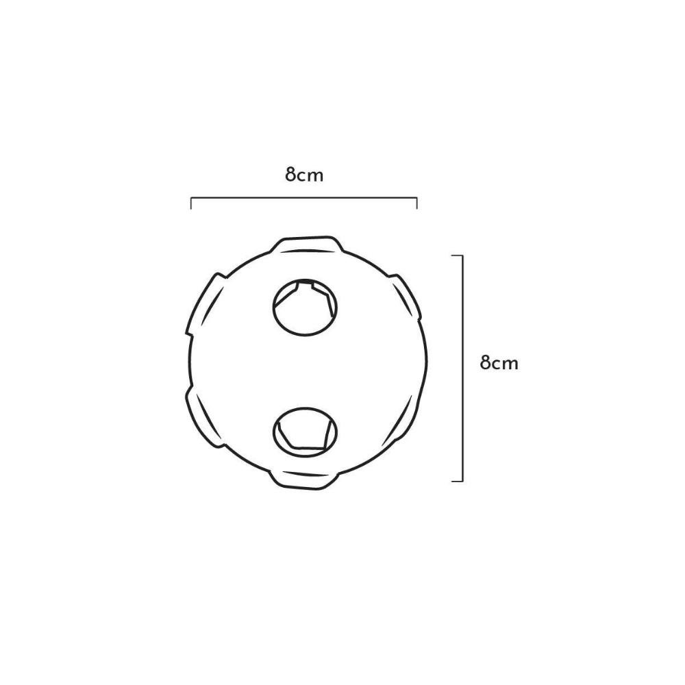 Maße Hundespielzeug Rub Hole Large - retorn