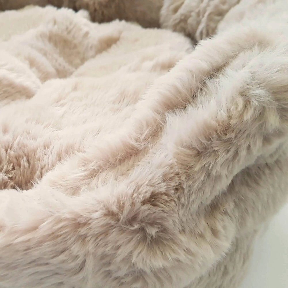 Material Hundebett NOMI Kunstfell Gravel - Dogs in the City
