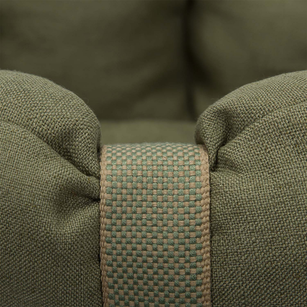 Material Cloud7 LTTL Hundebett Snoozy Linen-Mix Moss