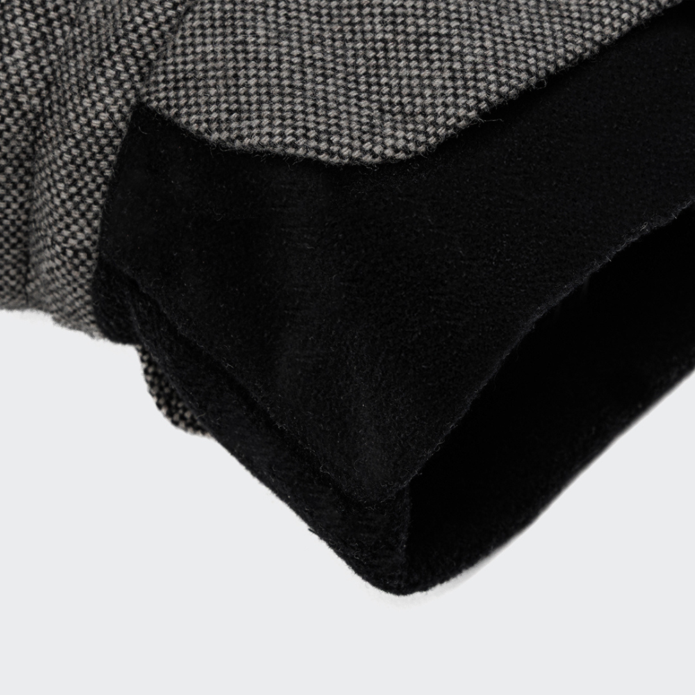 Material Halsöffnung Cloud7 Hundemantel Brooklyn Franz. Bulldogge Tweed Black