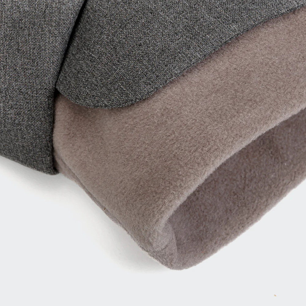 Material Halsöffnung Cloud7 Hundemantel Brooklyn Light Graphite