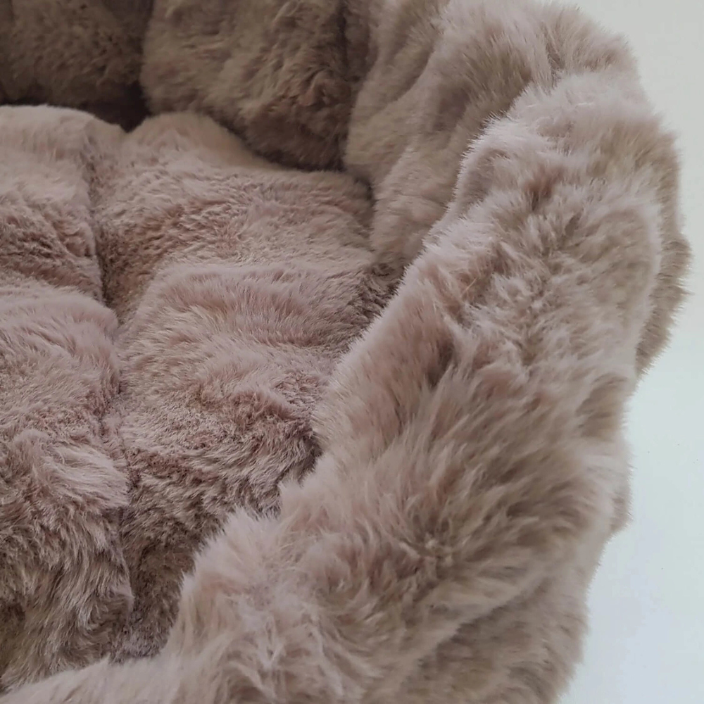 Material Hundebett NOMI Kunstfell Nougat - Dogs in the City