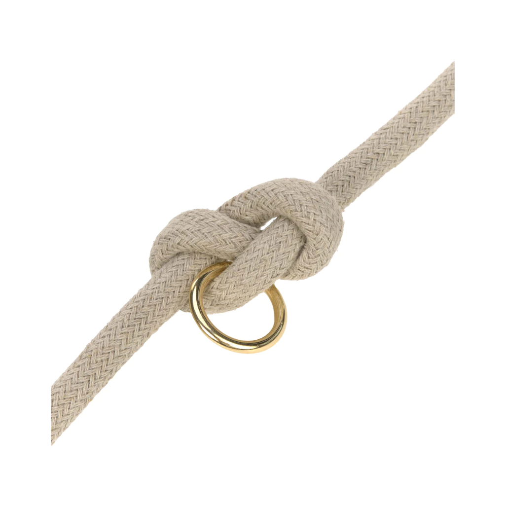 Knoten Hundeleine MILA geflochten Natur - Palopa