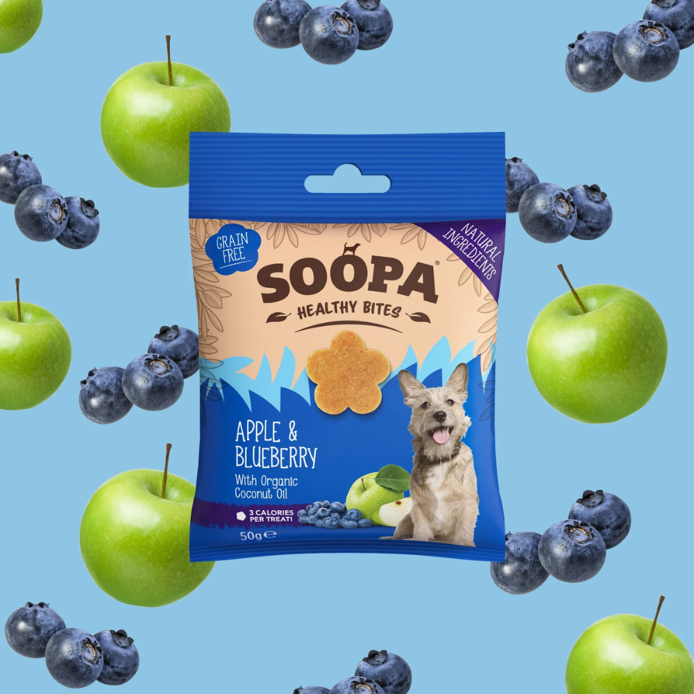 Moodbild Hundeleckerli Apfel & Blaubeere Healthy Bites - Soopa