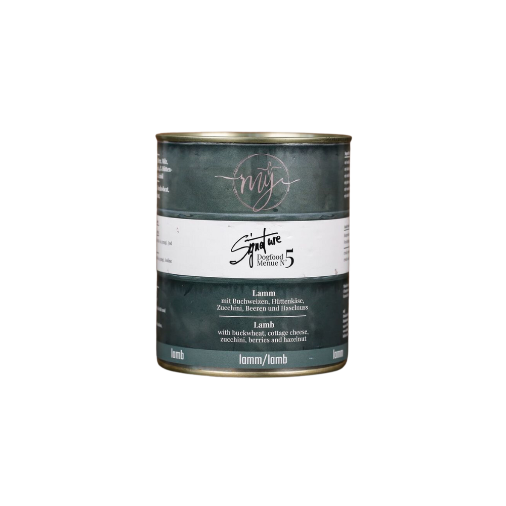 Mÿ Signature No. 5 Lamm. Buchweizen. Hüttenkäse. Beeren. Haselnuss 820g