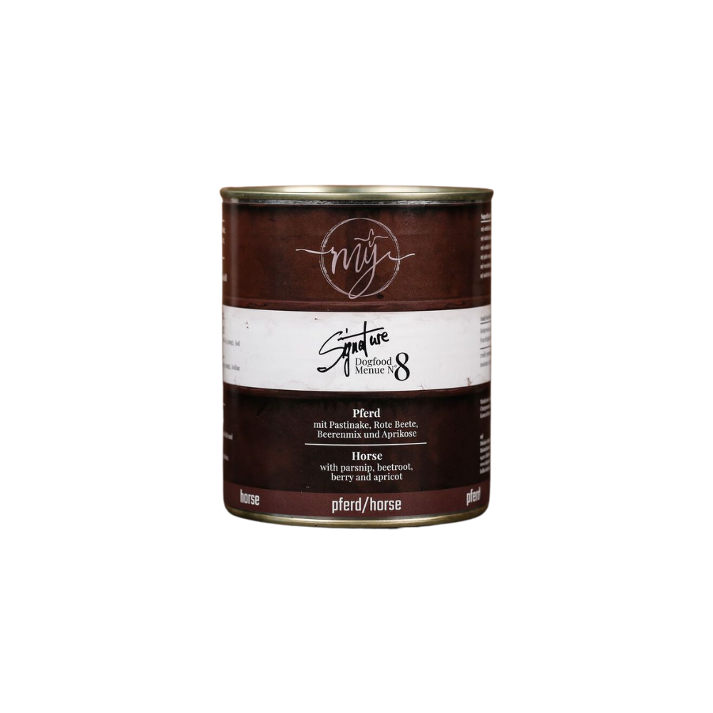 Mÿ Signature No. 8 Pferd. Pastinake. Rote Beete. Beeren. Aprikose 820g