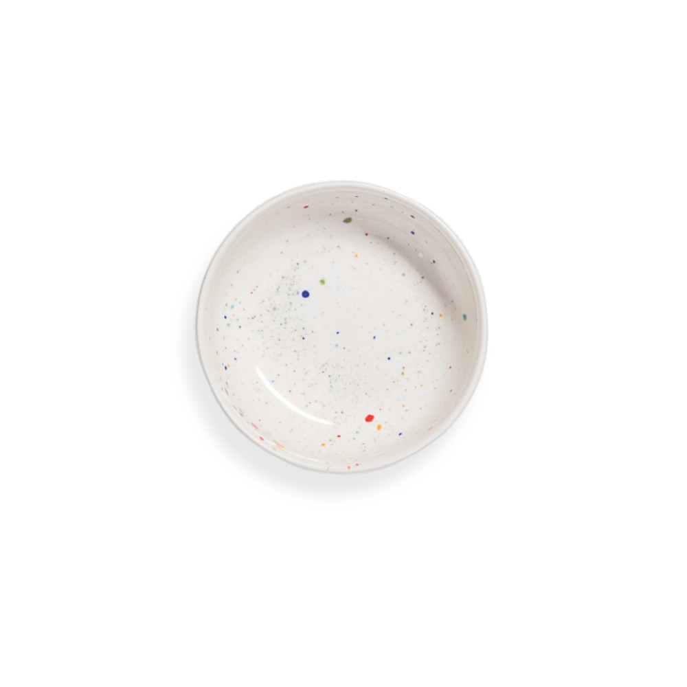 Hundenapf New Party 12cm Small Weiß von oben - egg back home
