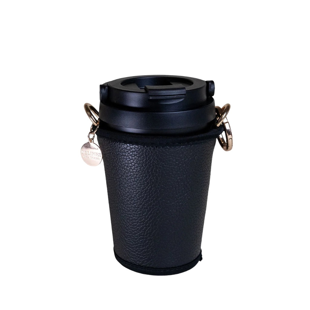 Cupholder Leder Schwarz - Nelipies