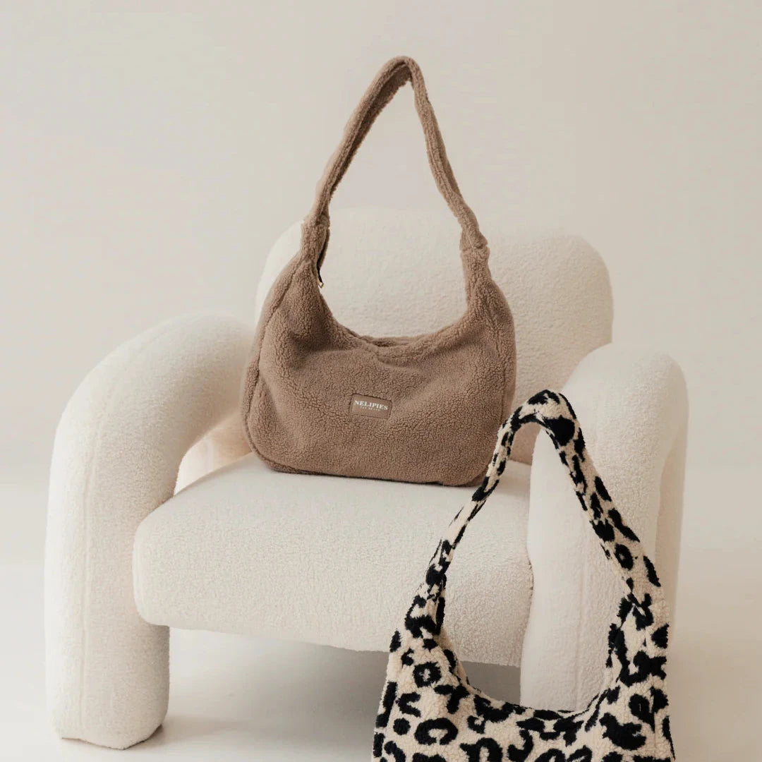 Nelipies limited Teddy Bag Halfmoon Braun