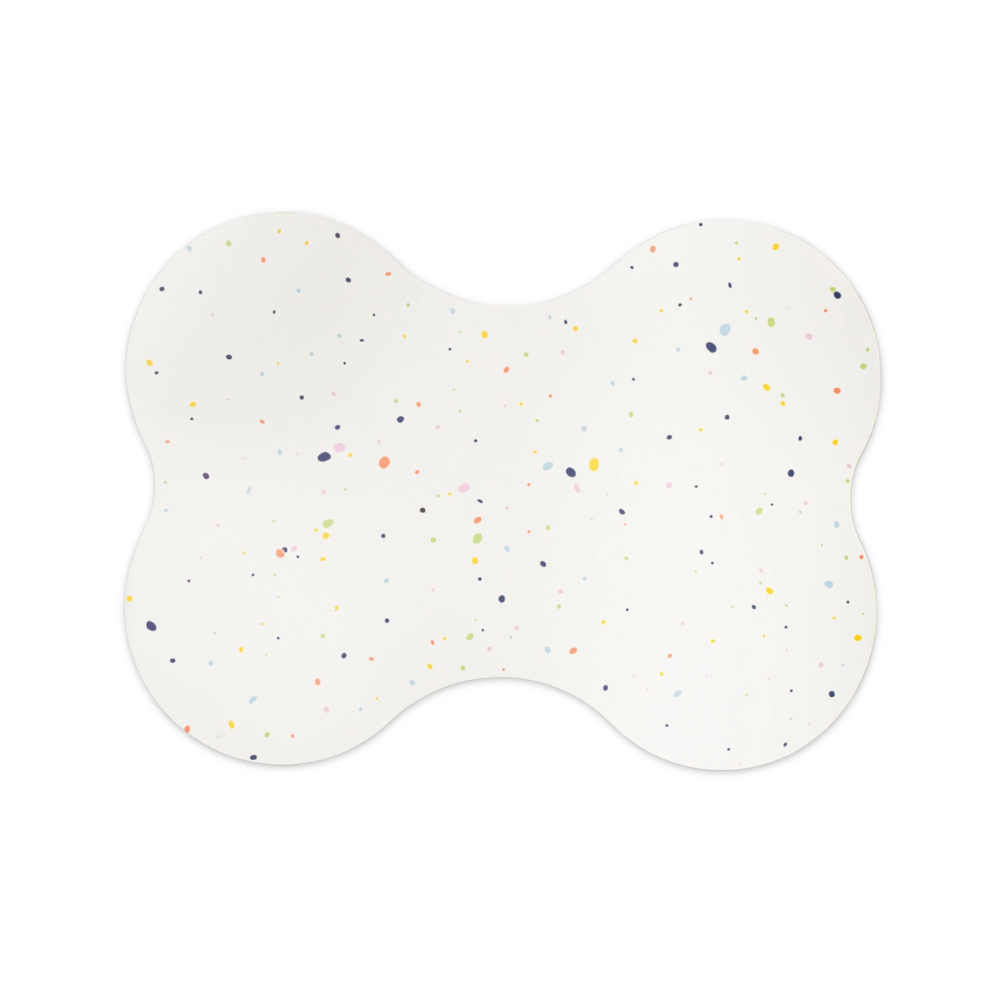 New Party Bone-Futtermatte Weiß - egg back home