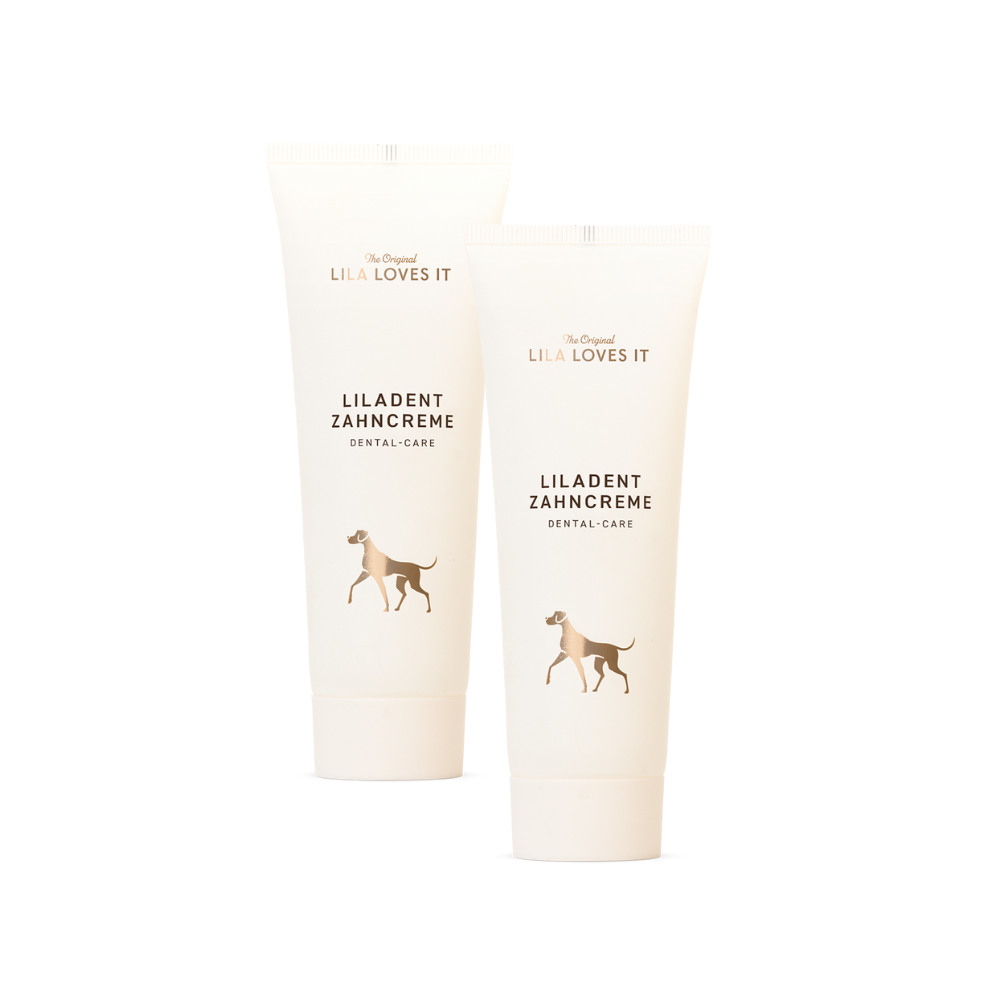 2er Packung New Design Hundezahnpasta Liladent - LILA LOVES IT