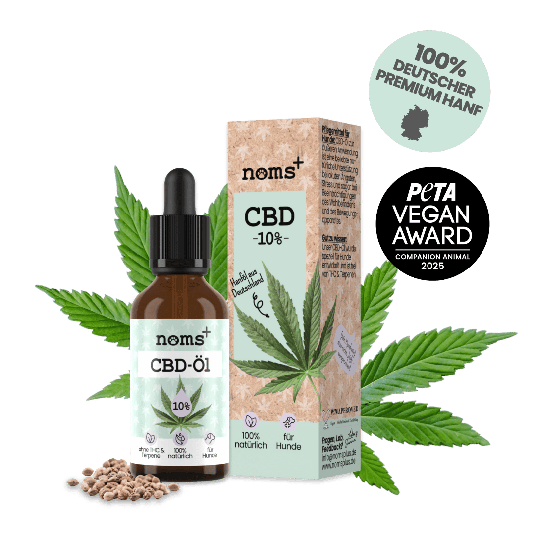 Noms+ CBD Tropfen für Hunde zur äußerlichen Anwendung