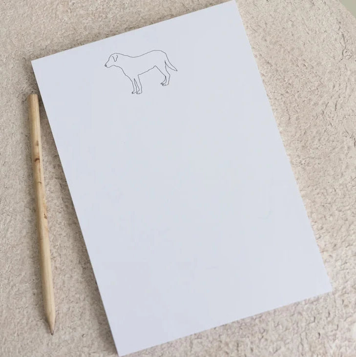 Dekobild Notizblock A5 LABRADOR - Lieblingspfote