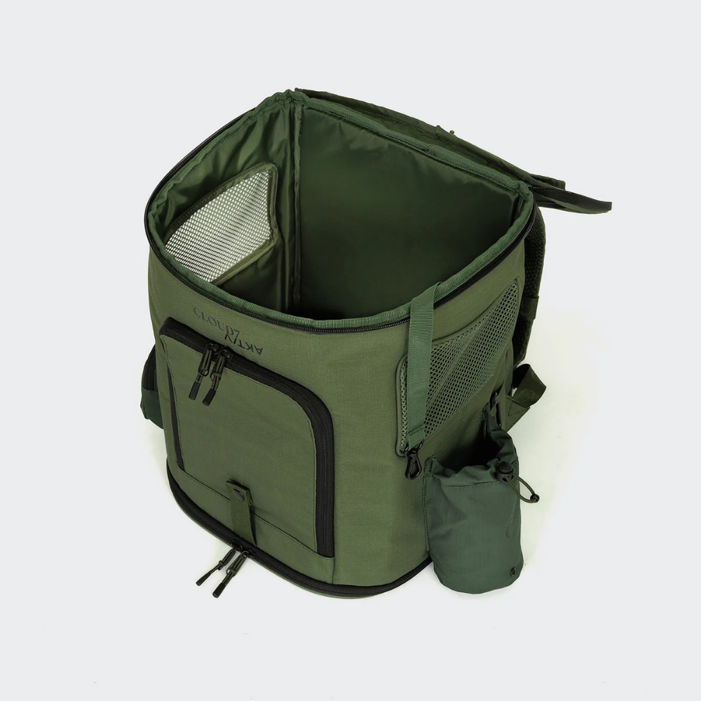 Öffnung Cloud7 AKTIV Hunderucksack Olive