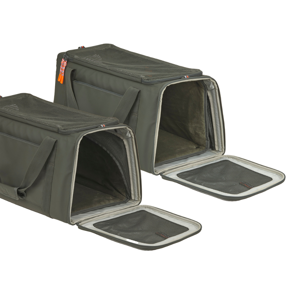 Öffnung vorne PALOPA Hundereisetasche Travel Carrier BENNO Dark Olive