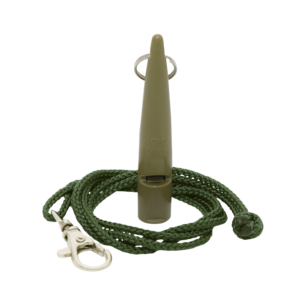 Hundepfeife 211,5 olivedrab braun-olive mit dunkelgrünem Band - ACME