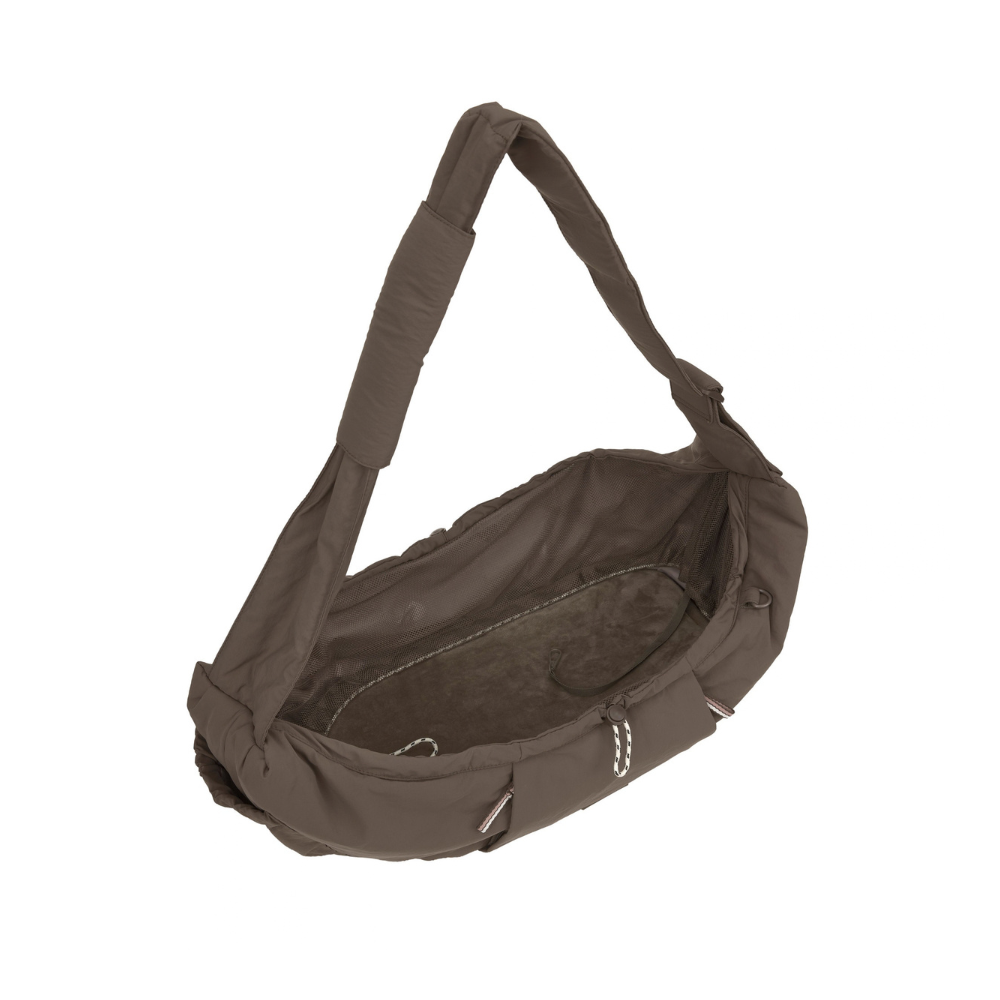 PALOPA Hundetasche Dog Bag Bara Crinkled Chocolate Innen