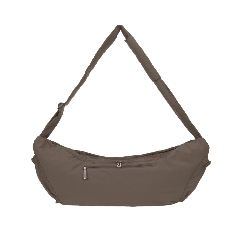PALOPA Hundetasche Dog Bag Bara Crinkled Chocolate Rückseite