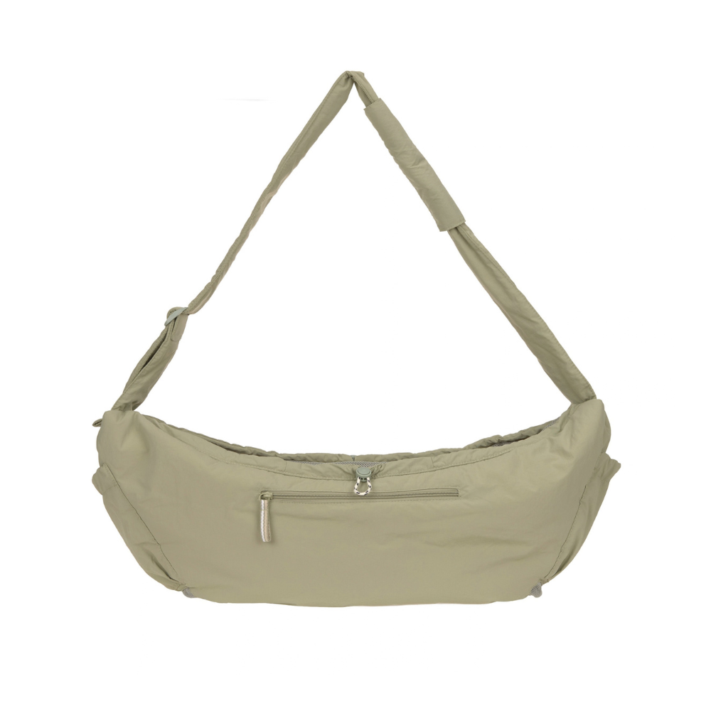 PALOPA Hundetasche Dog Bag Bara Crinkled Pale Olive Rückseite