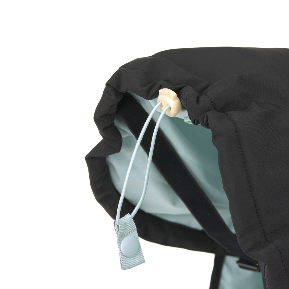 PALOPA Wintermantel Nolia Black Gummizug hinten
