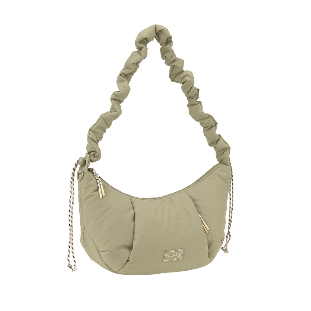 PALOPA Crossbody Bum Bag PANIO Crinkled Pale Olive