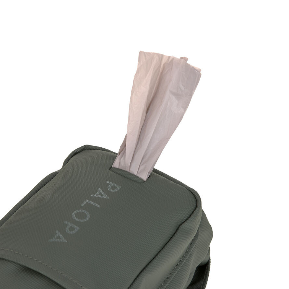 Kotbeutelspender Flaschen- und Leckerlitasche Boudi Dark olive - PALOPA