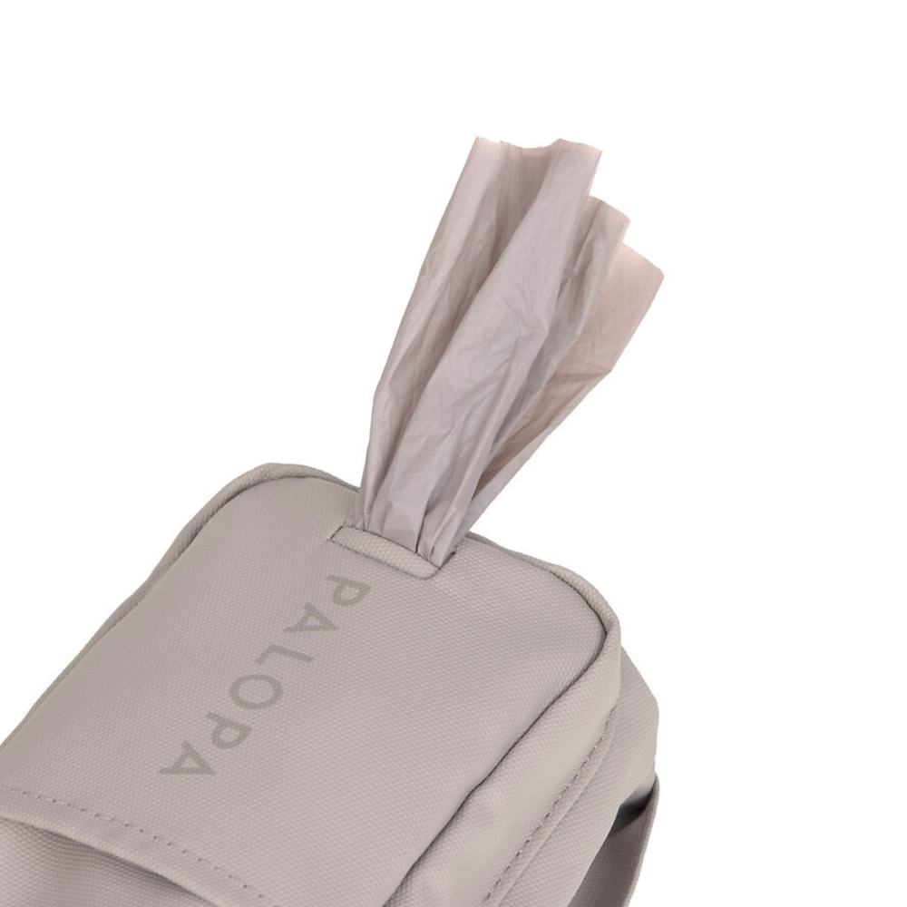 Kotbeutelspender Flaschen- und Leckerlitasche Boudi Taupe - PALOPA