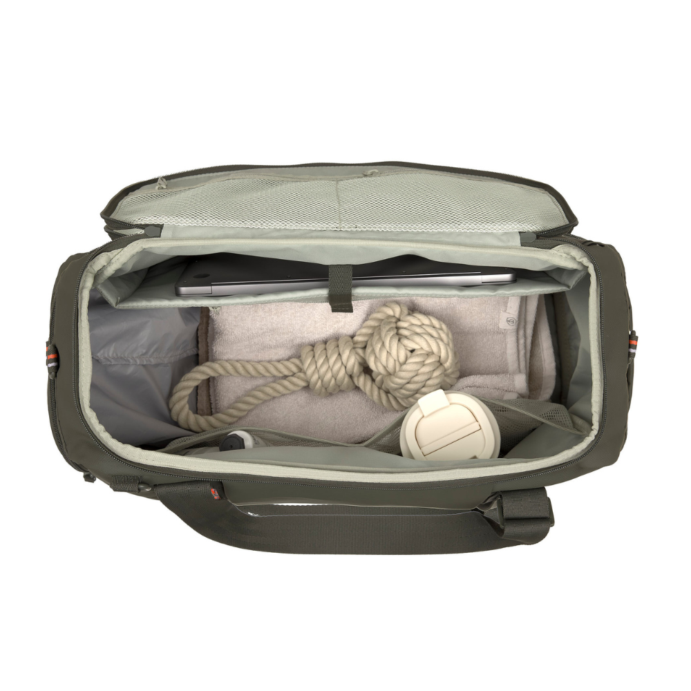 PALOPA Reisetasche Weekender TOKANO Dark Olive befüllt