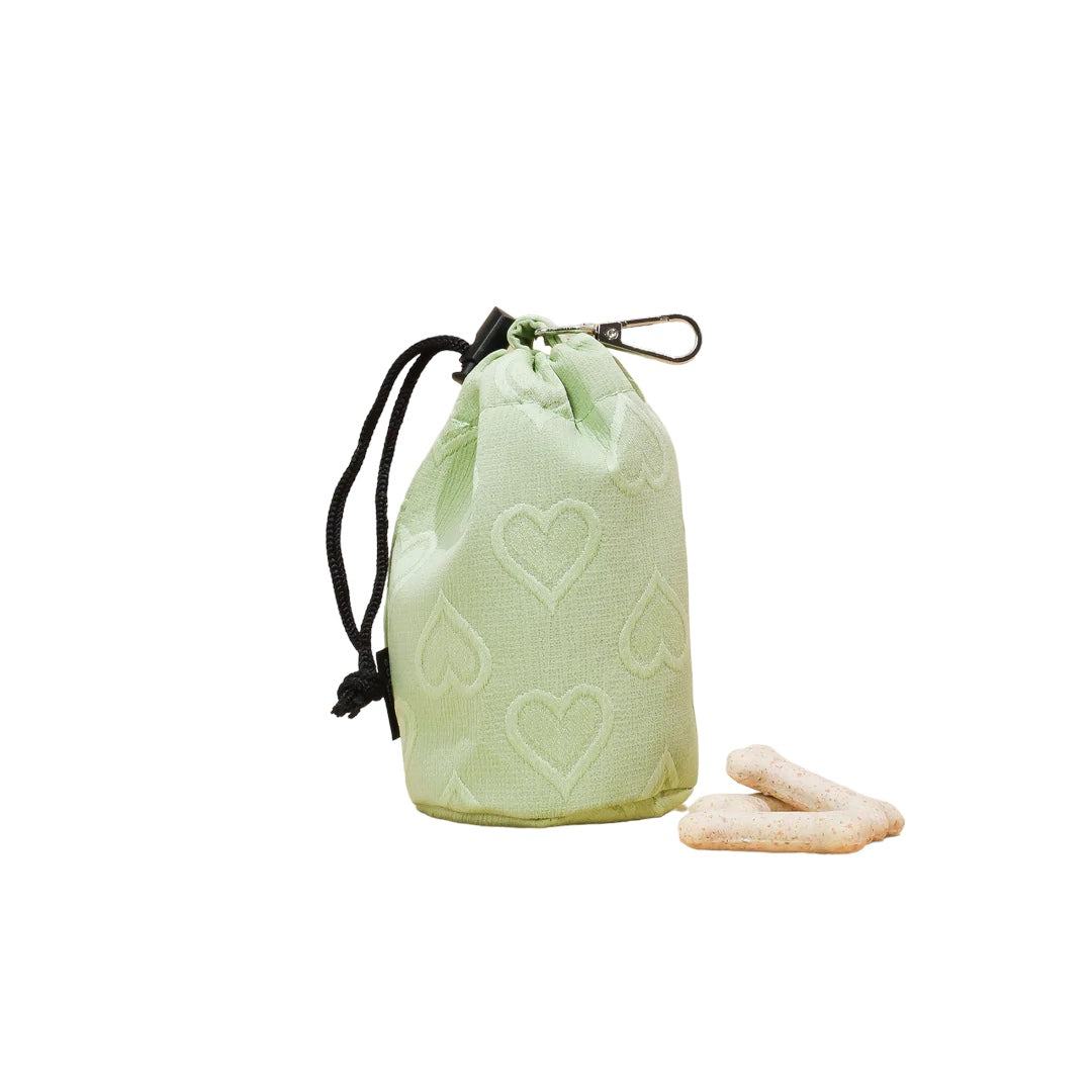 Hunde Leckerlibeutel mit Kordelzug Sage Heart - COCOPUP London