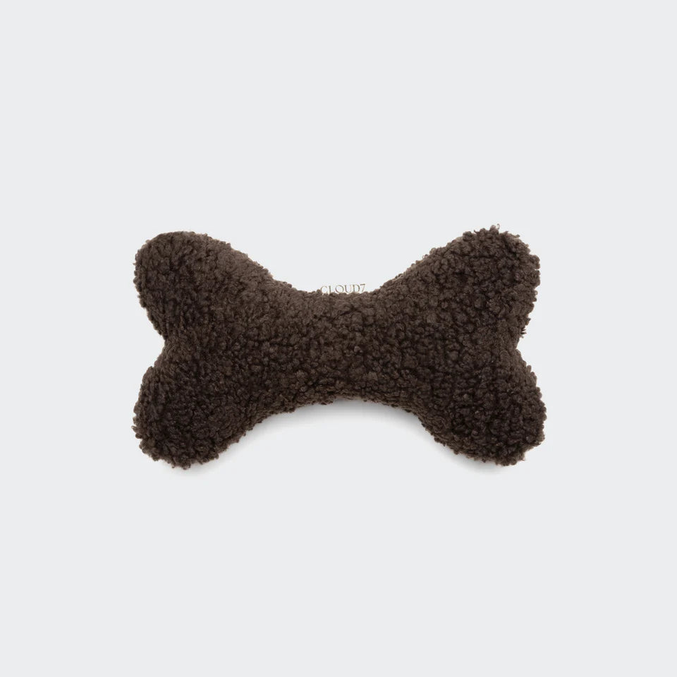 Cloud7 Hundespielzeug Plüsch Love Bone Brown XS