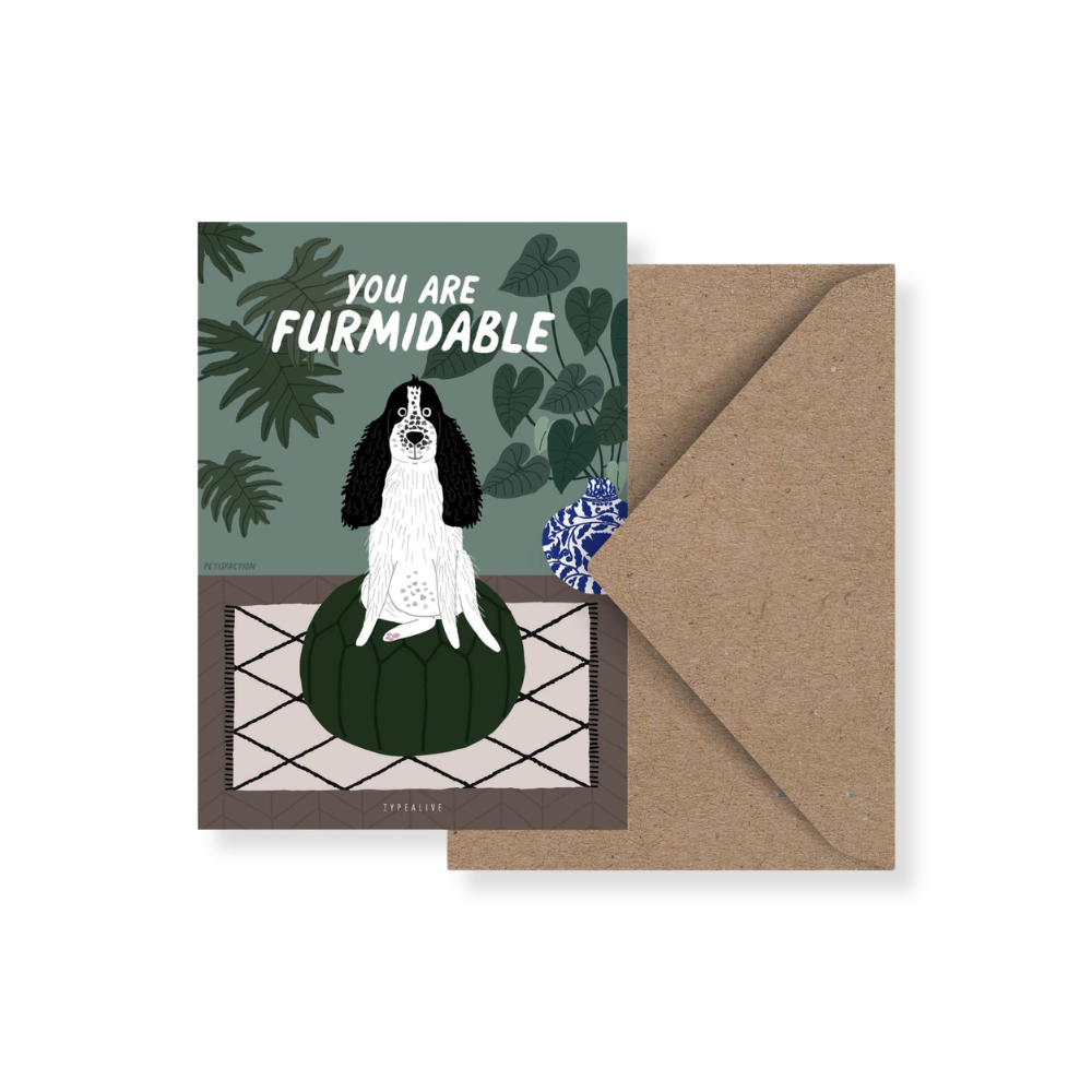 Postkarte / Petisfaction "Dogs" Furmidable No. 2 - typealive