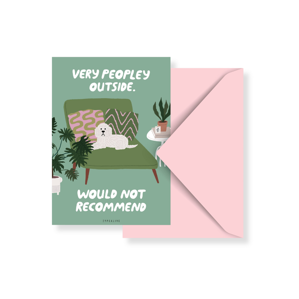 Postkarte / Petisfaction "Dogs" Peopley - typealive