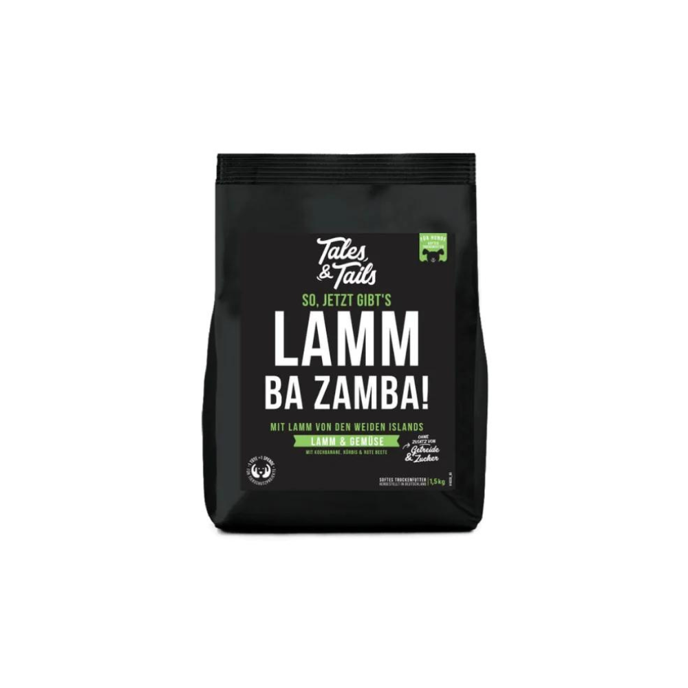 PROBE softes Trockenfutter LAMM BA ZAMBA! - Tales & Tails