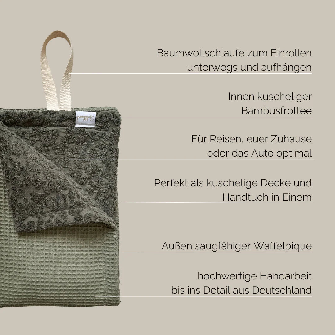 Goldhund Pfotenhandtuch paw towel Sage Leo