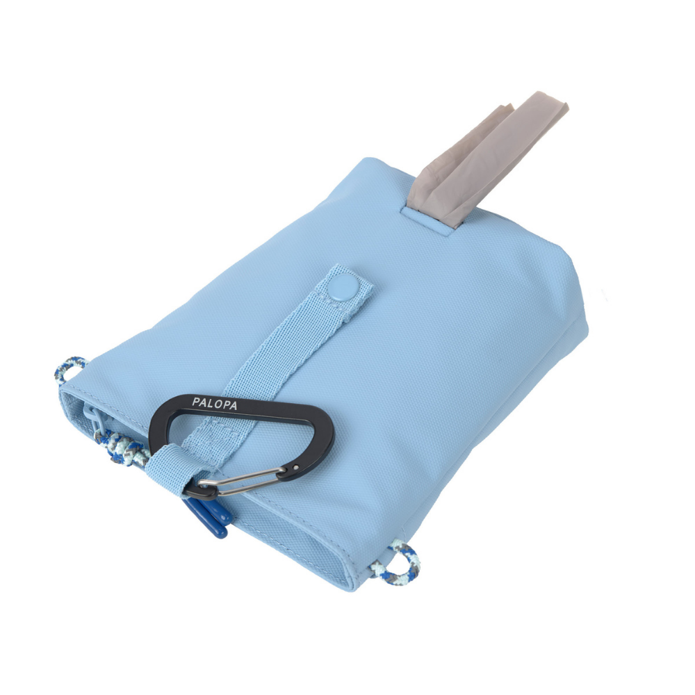 Rückseite Leckerlibeutel Dog Snack Bag Karl M Light Blue - PALOPA
