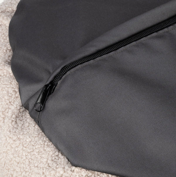 Hundebett NEST aus Bouclé in Oak Milk