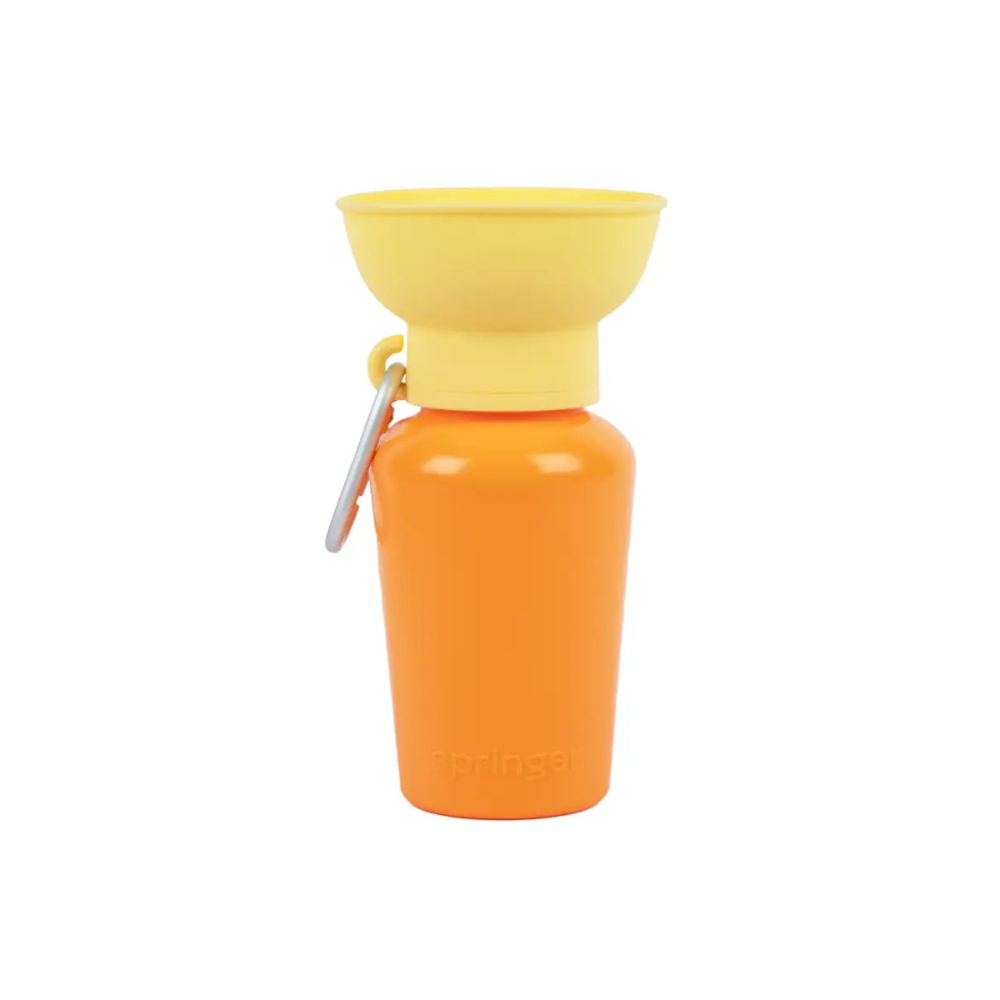 Reisetrinkflasche Flip Hundeflasche MANGO/LEMON - Springer Pets