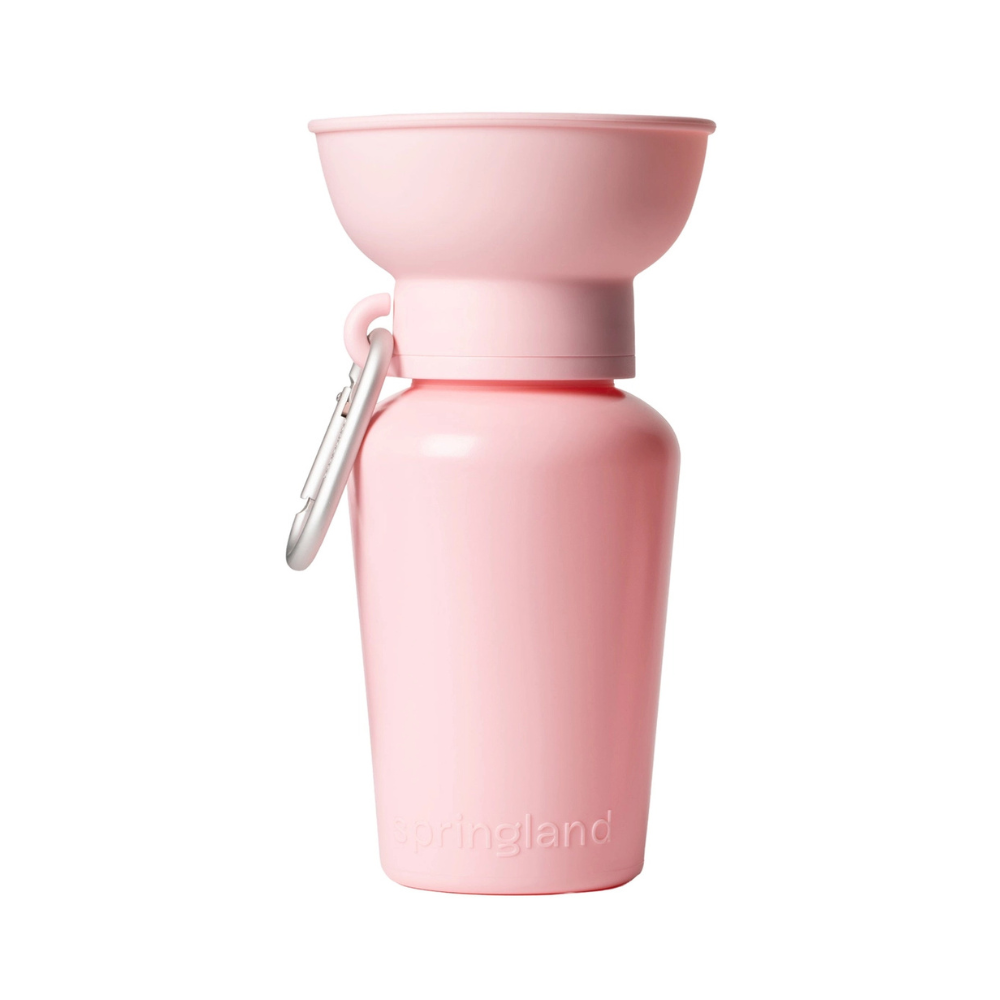 Reisetrinkflasche Flip Hundeflasche Rosa Baby limited Edition - springland
