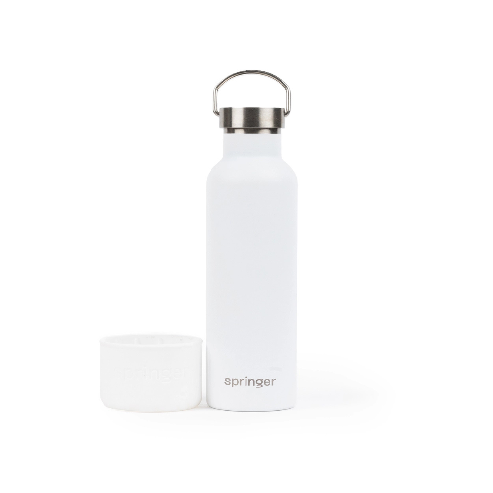 Reisetrinkflasche isolierte Trinkflasche mit Napf aus Silikon DOG & ME - Springer Pets