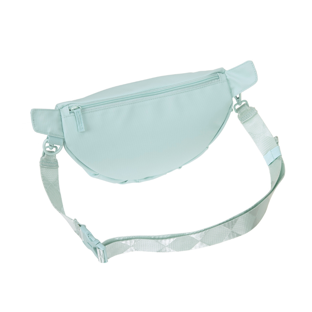 Rückseite Fach mit Reißverschluss Gassitasche EMMA Blue Haze - PALOPA