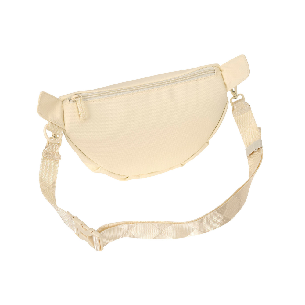 Rückseite Fach mit Reißverschluss Gassitasche EMMA Vanilla - PALOPA