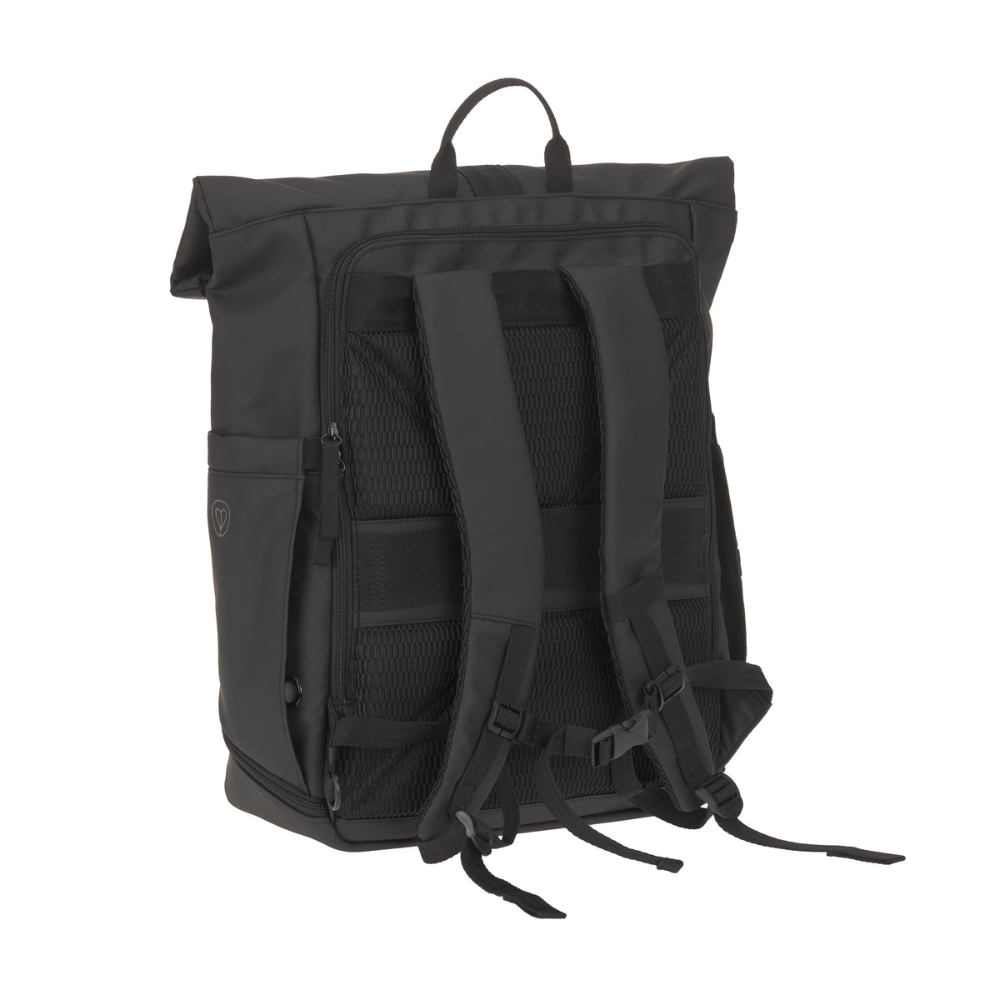 Rückseite PALOPA Rolltop Backpack Rucksack YOSKA Black