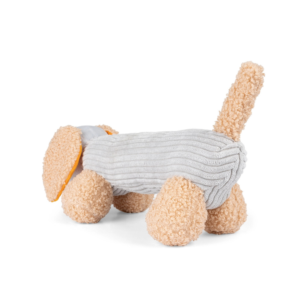 Rückseite Hundespielzeug Dackel Micky - Micky's Favorites