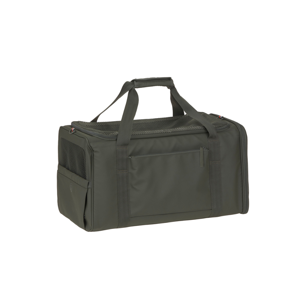 Rückseite & Kofferbefestigung PALOPA Hundereisetasche Travel Carrier BENNO Dark Olive