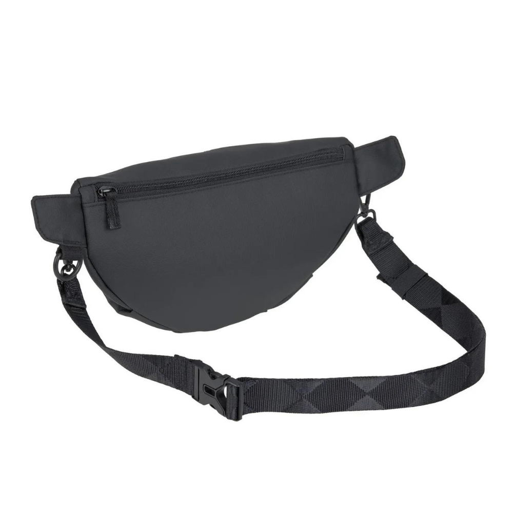 Rückseite & Tragegurt Gassitasche EMMA Black / Schwarz - Palopa