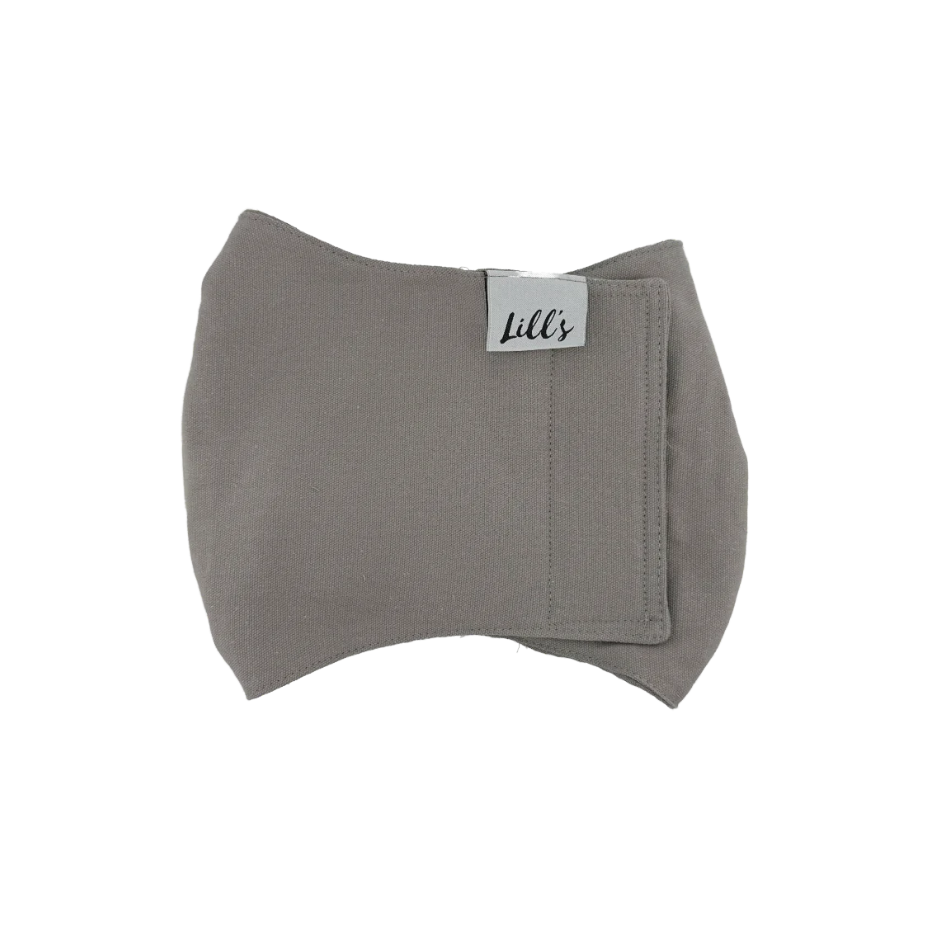 Rüdenwindel LEON aus Bio-Baumwolle STONE GREY - lill's