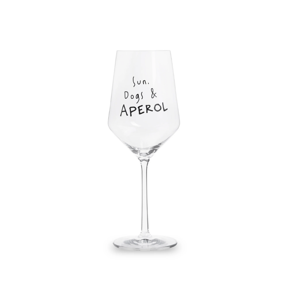 "SUN DOGS & APEROL“ Glas 55cl - Lieblingspfote