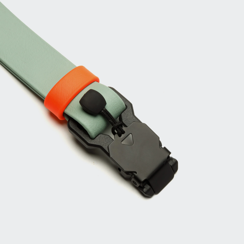 Schnalle Cloud7 Hundehalsband BioThane Ipanema Mint-Neon Orange
